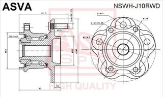Asva NSWH-J10RWD