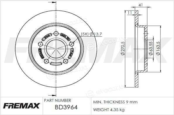 Fremax BD-3964
