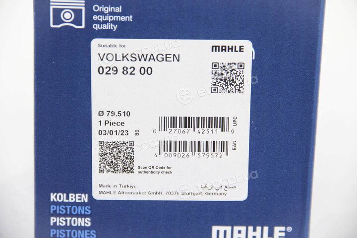 Mahle 029 82 00