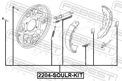 Febest 2204-SOULR-KIT