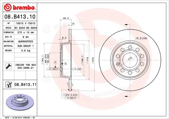 Brembo 08.B413.11