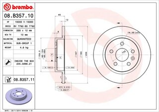 Brembo 08.B357.10
