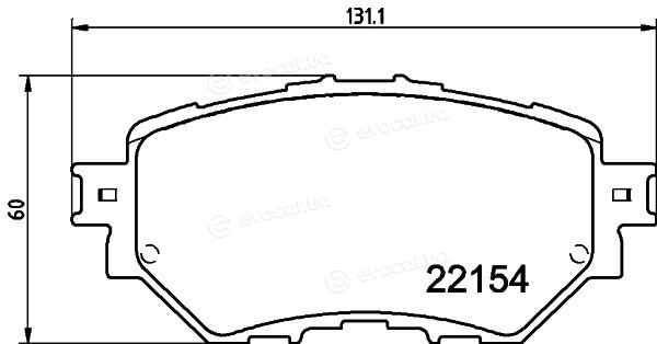 Hella Pagid 8DB 355 032-091