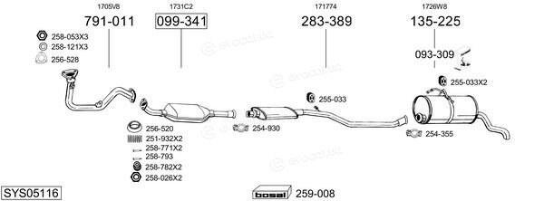 Bosal SYS05116