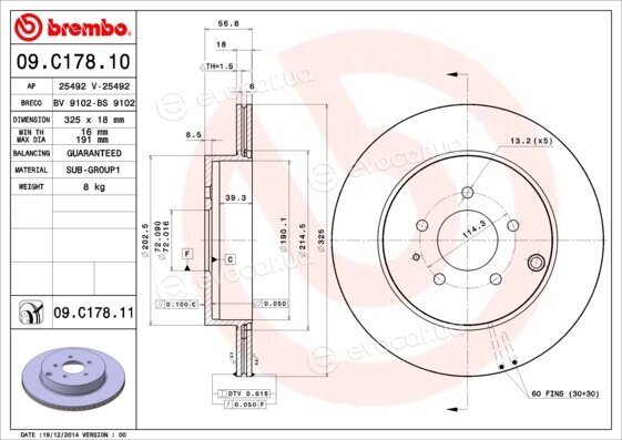 Brembo 09.C178.11