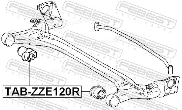 Febest TAB-ZZE120R