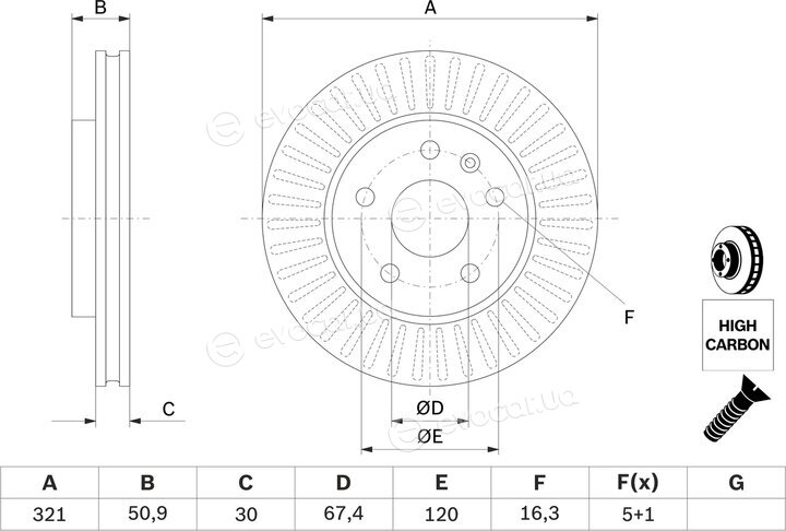 Bosch 0 986 479 C16