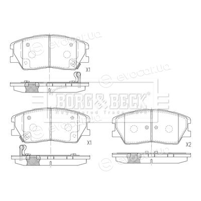 Borg & Beck BBP2891