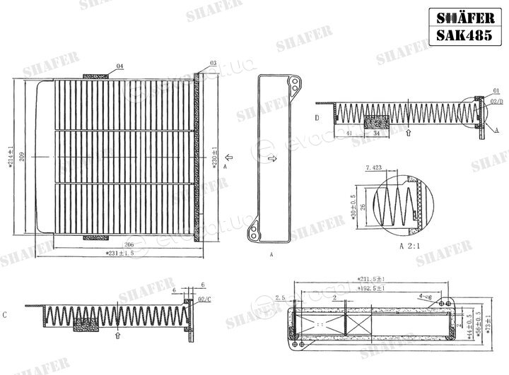 Shafer SAK485