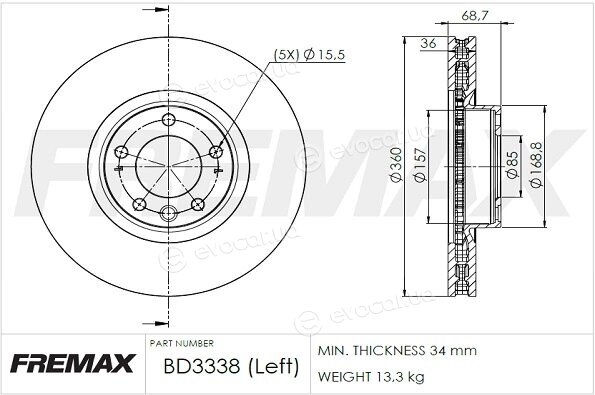 Fremax BD-3338