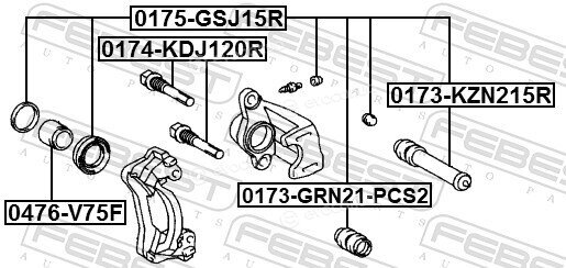 Febest 0174-KDJ120R