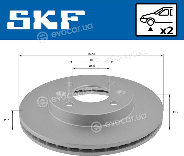 SKF VKBD 80195 V2