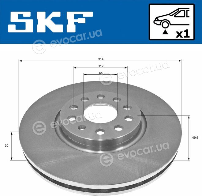 SKF VKBD 80171 V1