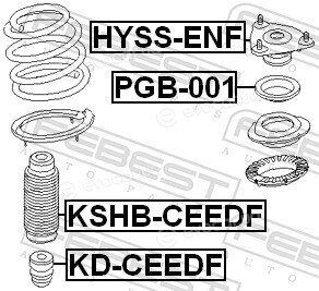 Febest KD-CEEDF