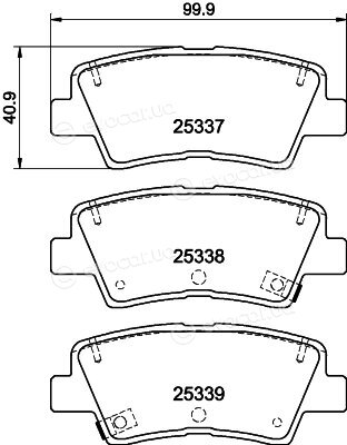 Hella Pagid 8DB 355 019-981