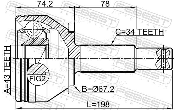 Febest 0210-Y62R