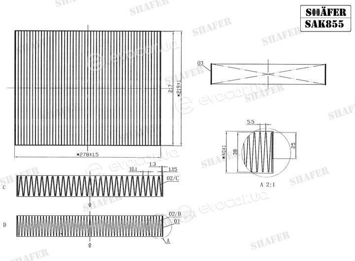 Shafer SAK855