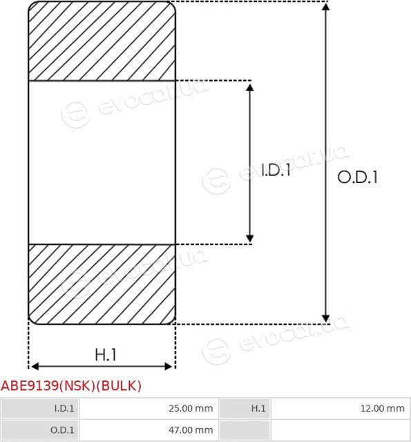 AS ABE9139(NSK)(BULK)