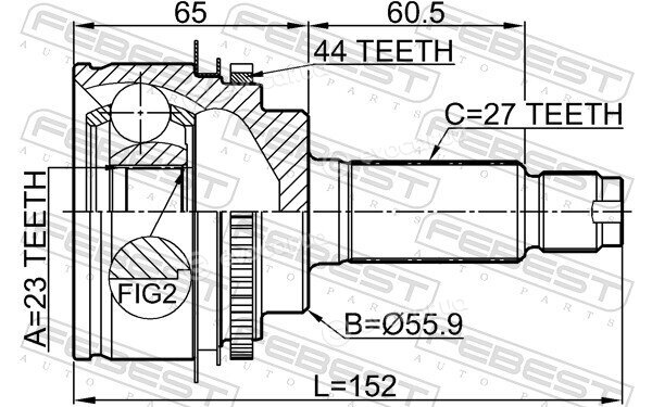 Febest 0810-S11A44