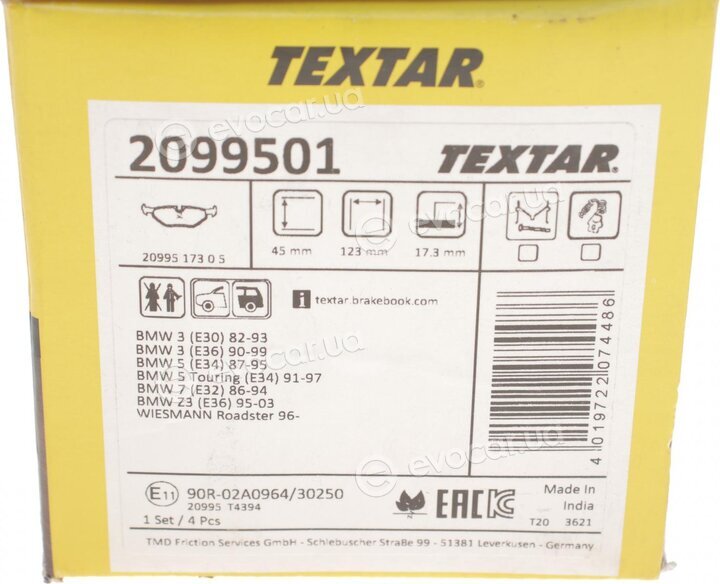 Textar 2099501