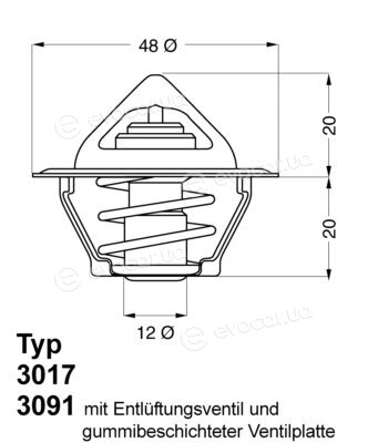 Wahler / BorgWarner 3017.87D2