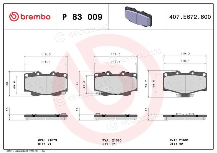 Brembo P 83 009