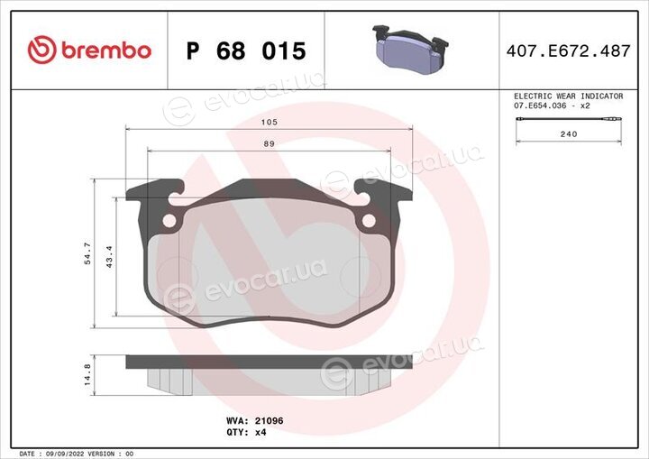 Brembo P 68 015