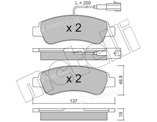 Metelli 22-0710-1