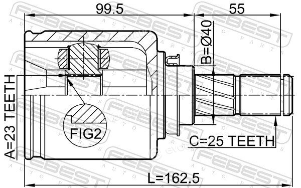 Febest 0211-JP16