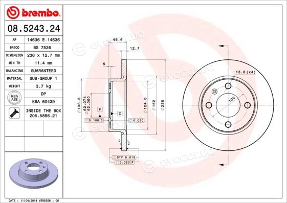 Brembo 08.5243.24