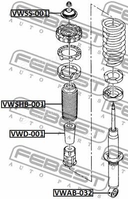 Febest VWSHB-001