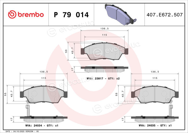 Brembo P 79 014