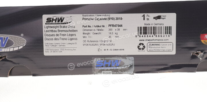 SHW PFR47544