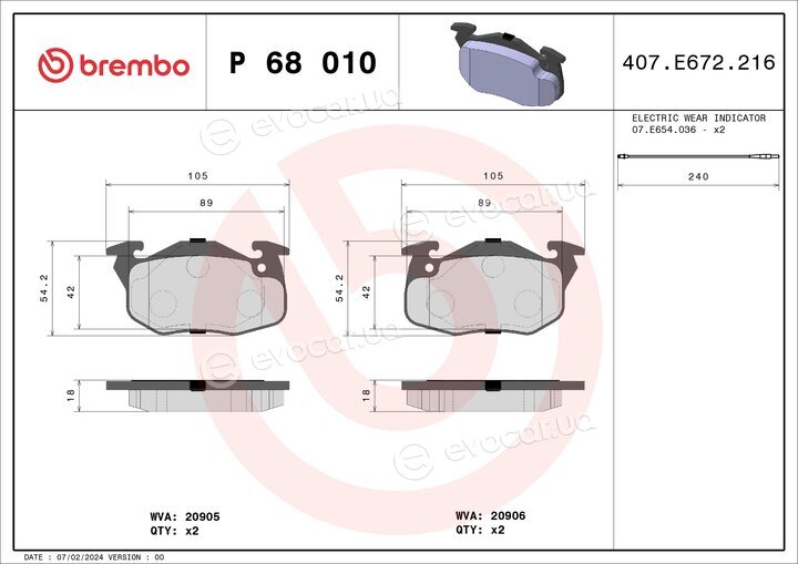 Brembo P 68 010