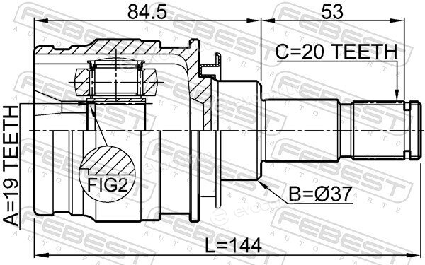 Febest 0111-ALA49R