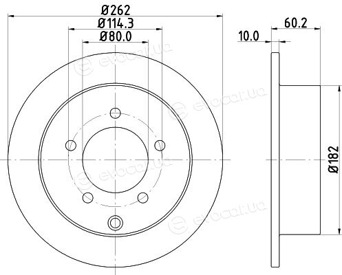 Hella Pagid 8DD 355 119-181