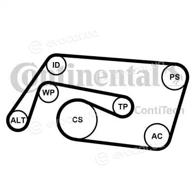 Continental 6PK2260K2