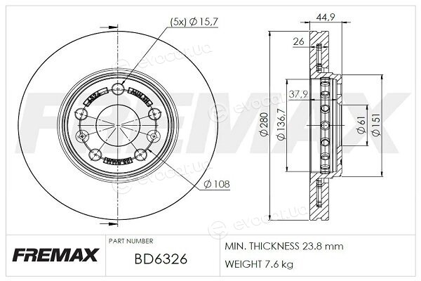 Fremax BD-6326