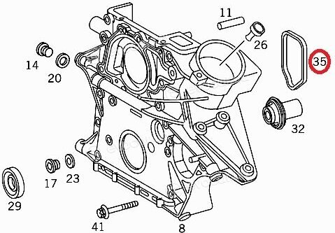 Mercedes-Benz A 611 015 01 80