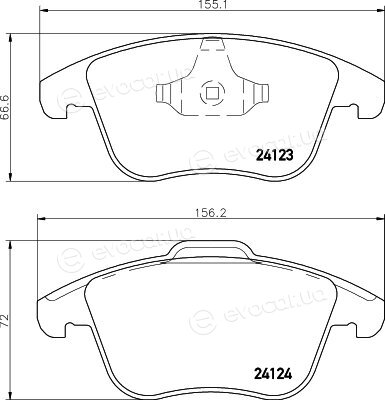 Hella Pagid 8DB 355 012-891