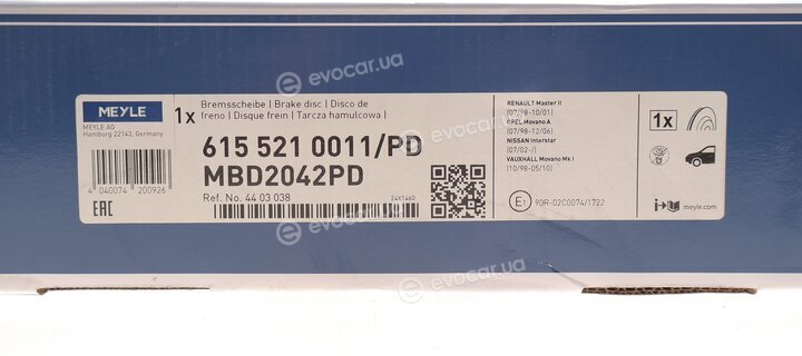 Meyle 615 521 0011/PD