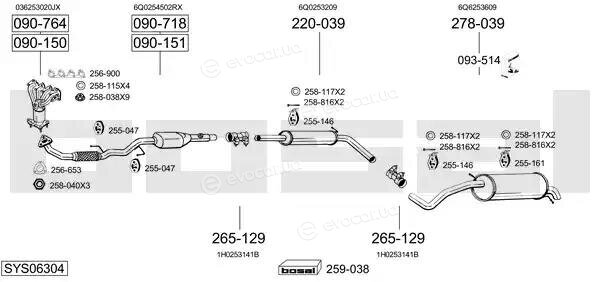 Bosal SYS06304