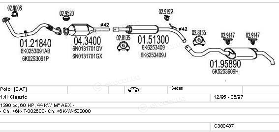 MTS C380437001625