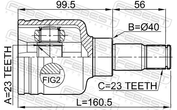 Febest 2111-CB316LH