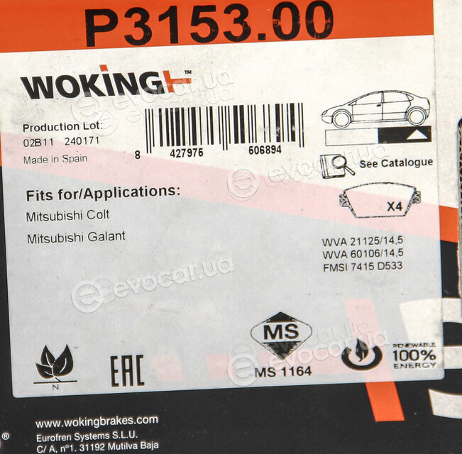 Woking P3153.00