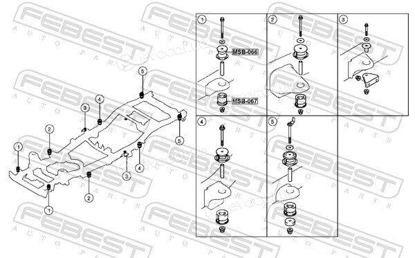 Febest MSB-066