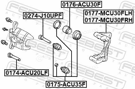 Febest 0177-MCU30FLH