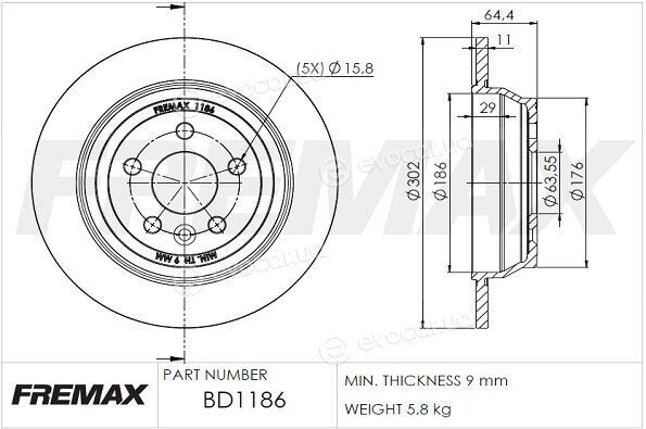 Fremax BD-1186