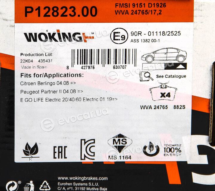 Woking P12823.00