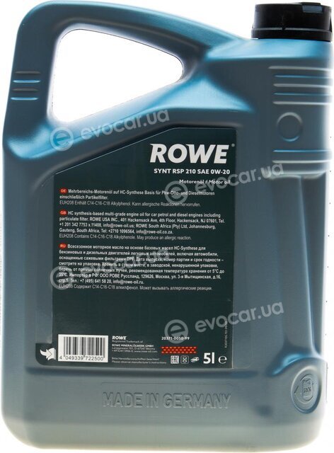 Rowe 20371-0050-99